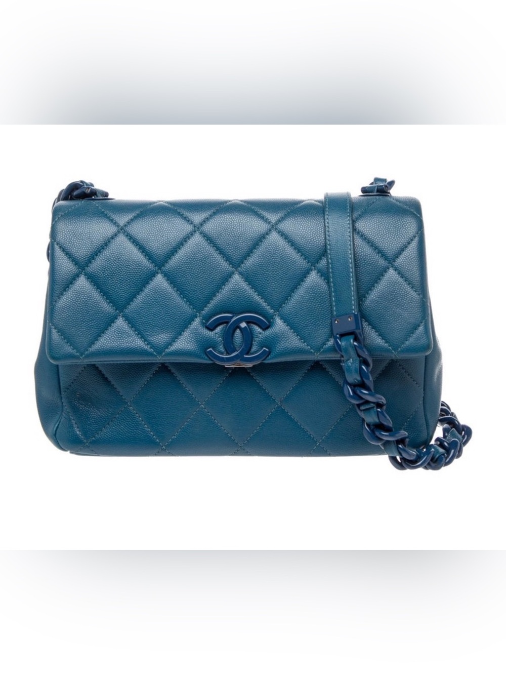 Chanel my everything blue caviar bag